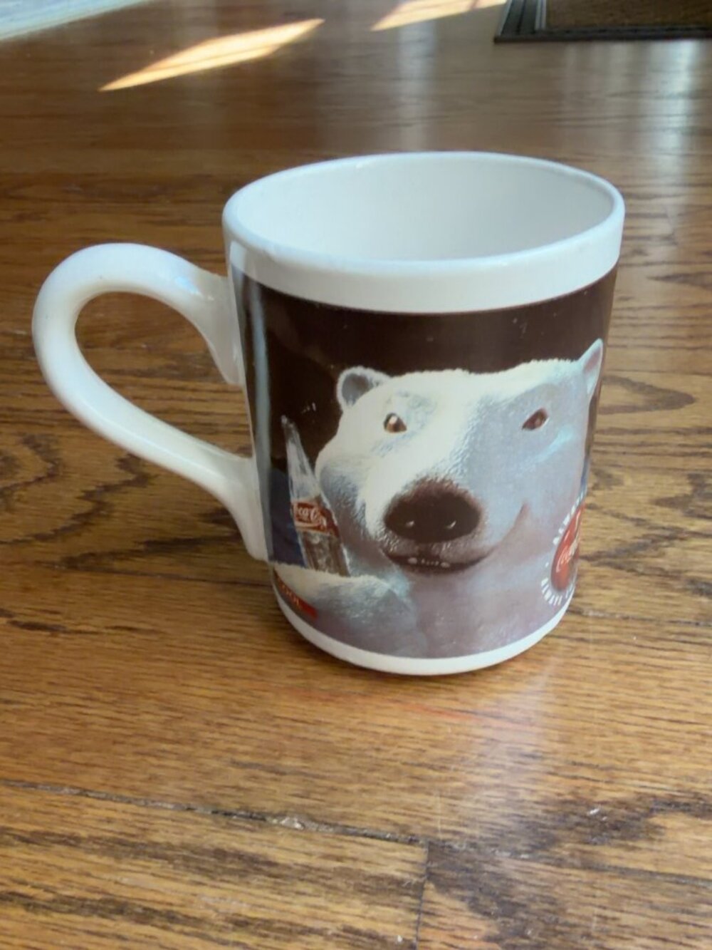 Vintage 1998 Coca-Cola Polar Bear Gibson Coffee Mug